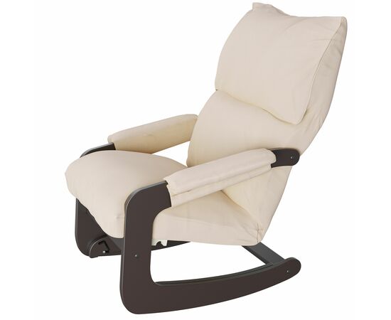 Кресло-качалка (трансформер со стопором) Модель 81 Ткань Макс 100, каркас венге | Интернет магазин мебели и декора LifeDekor