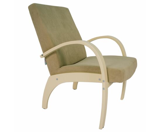 Кресло для отдыха Денди шпон, Ткань ультра санд, каркас дуб шампань шпон | Интернет магазин мебели и декора LifeDekor