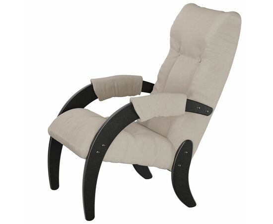 Кресло для отдыха Модель 61 Ткань ультра санд, каркас венге | Интернет магазин мебели и декора LifeDekor