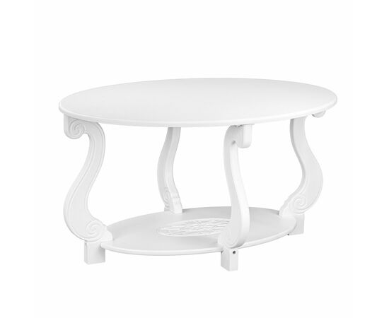 Стол журнальный Овация (М) ЛАЙТ белый | Интернет магазин мебели и декора LifeDekor