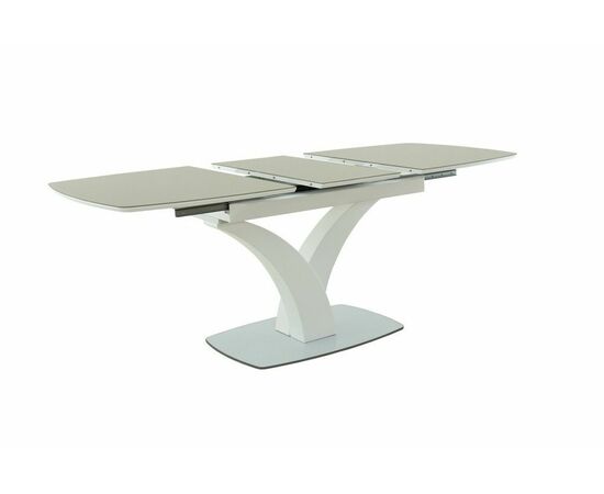 Стол Нотр Дам MODERNE стекло OPTIWHITE 1400(1800)*850, Капучино, изображение 5 | Интернет магазин мебели и декора LifeDekor