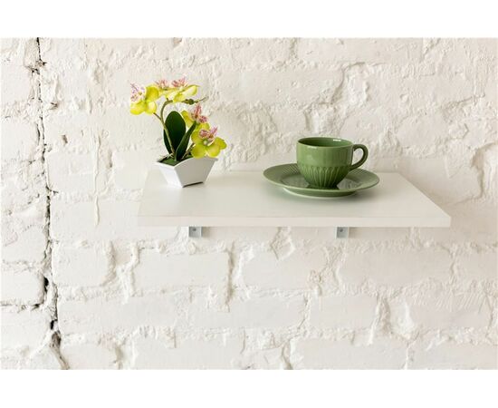 Стол настенный, складной (СЛСК 500 / белый), изображение 5 | Интернет магазин мебели и декора LifeDekor