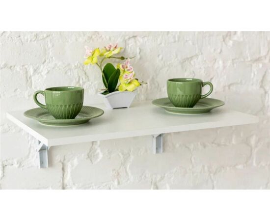 Стол настенный, складной (СЛСК 600 / белый) | Интернет магазин мебели и декора LifeDekor