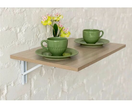 Стол настенный, складной (СЛСК 600 / ясень шимо светлый) | Интернет магазин мебели и декора LifeDekor