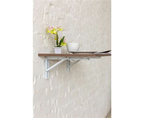 Стол настенный, складной (СЛСК 600 / ясень шимо темный), изображение 4 | Интернет магазин мебели и декора LifeDekor