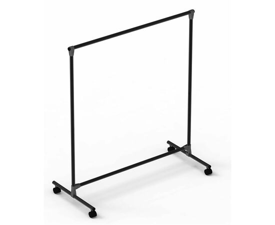 Стойка для одежды на колесах ВГР-3 (черный) | Интернет магазин мебели и декора LifeDekor