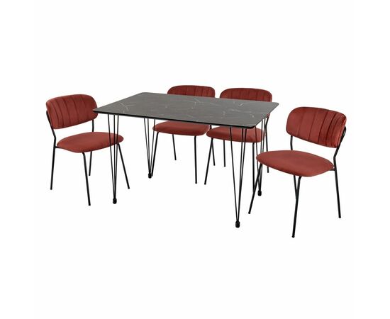 Стул Carol терракотовый, изображение 12 | Интернет магазин мебели и декора LifeDekor