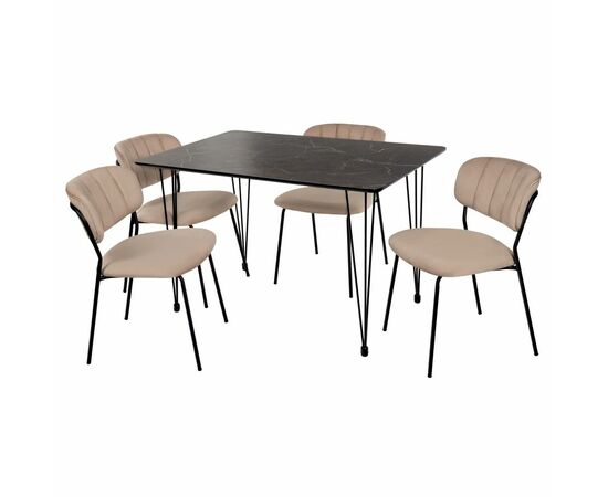 Стул Carol латте, изображение 10 | Интернет магазин мебели и декора LifeDekor