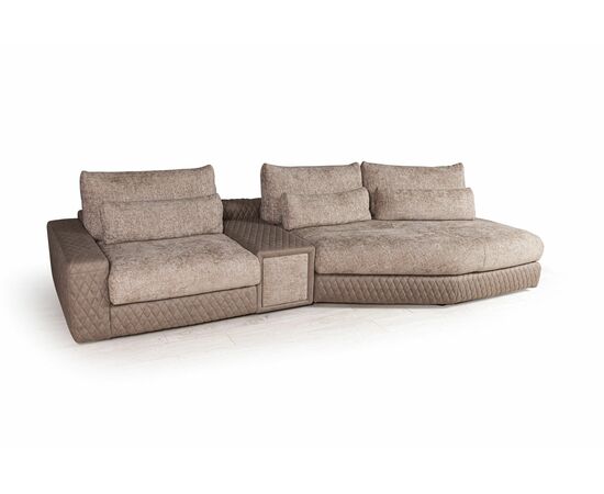 Aldo угловой модульный диван с терминальным углом и баром | Интернет магазин мебели и декора LifeDekor