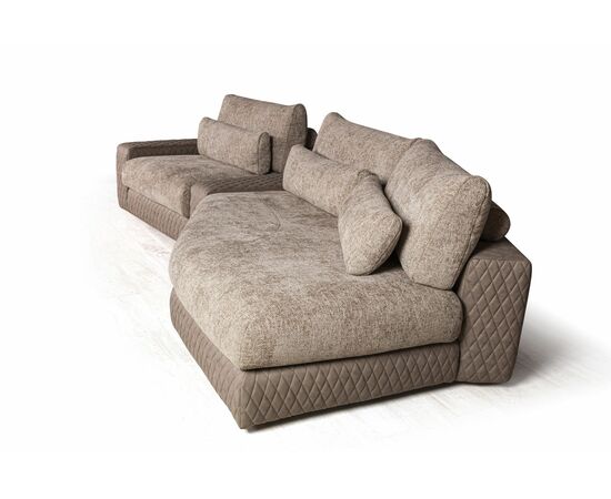 Aldo угловой модульный диван с терминальным углом и баром, изображение 3 | Интернет магазин мебели и декора LifeDekor