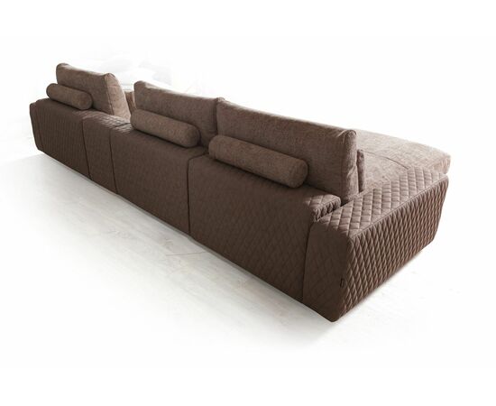 Aldo угловой модульный диван с шезлонгом, баром и столиком, изображение 3 | Интернет магазин мебели и декора LifeDekor