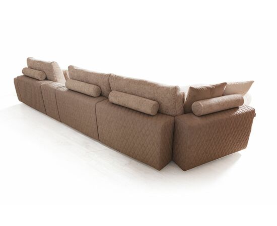 Aldo угловой модульный диван с терминальным шезлонгом, баром и столиком, изображение 3 | Интернет магазин мебели и декора LifeDekor