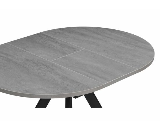 Стол деревянный Трейси 90(120)х90х76 бетон / черный, изображение 6 | Интернет магазин мебели и декора LifeDekor