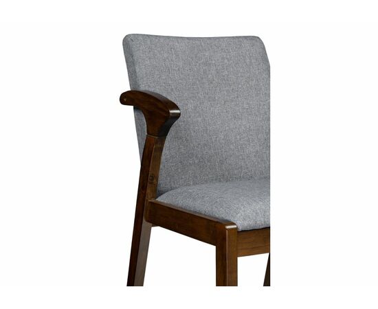 Стул деревянный Artis cappuccino / grey, изображение 6 | Интернет магазин мебели и декора LifeDekor