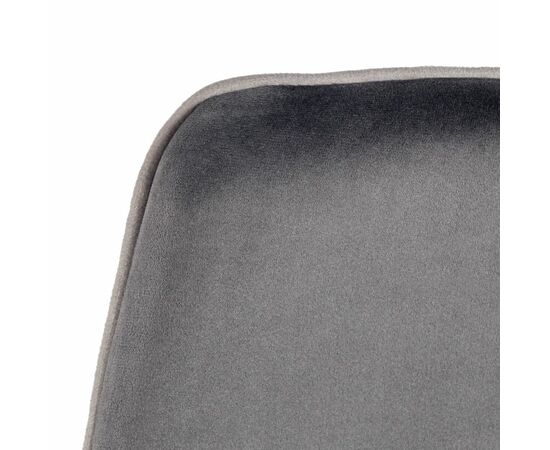 Стул полубарный Dave серый с жаккардом, с поворотным механизмом, изображение 5 | Интернет магазин мебели и декора LifeDekor