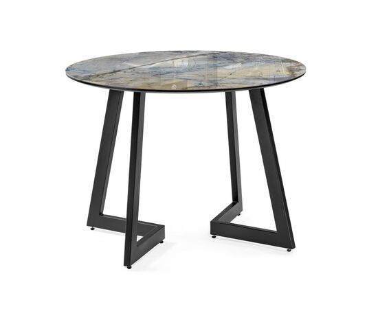 Стол Алингсос 100(140)х100х76 магеллан / черный, изображение 2 | Интернет магазин мебели и декора LifeDekor