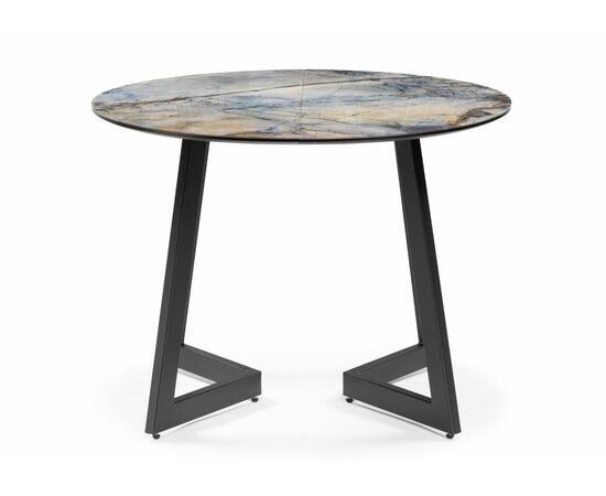 Стол Алингсос 100(140)х100х76 магеллан / черный, изображение 3 | Интернет магазин мебели и декора LifeDekor