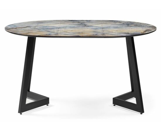 Стол Алингсос 100(140)х100х76 магеллан / черный, изображение 4 | Интернет магазин мебели и декора LifeDekor