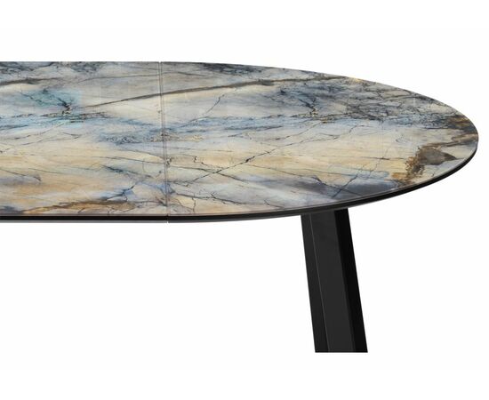 Стол Алингсос 100(140)х100х76 магеллан / черный, изображение 6 | Интернет магазин мебели и декора LifeDekor