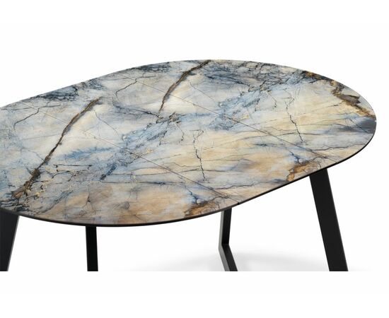 Стол Алингсос 100(140)х100х76 магеллан / черный, изображение 7 | Интернет магазин мебели и декора LifeDekor