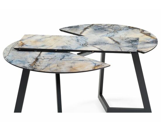 Стол Алингсос 100(140)х100х76 магеллан / черный, изображение 8 | Интернет магазин мебели и декора LifeDekor