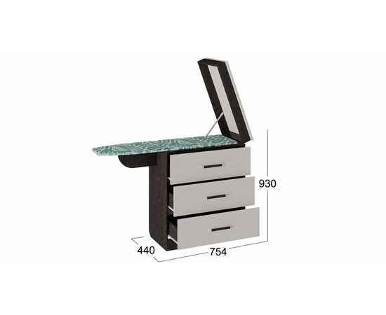 Комод со встроенной гладильной доской, изображение 2 | Интернет магазин мебели и декора LifeDekor