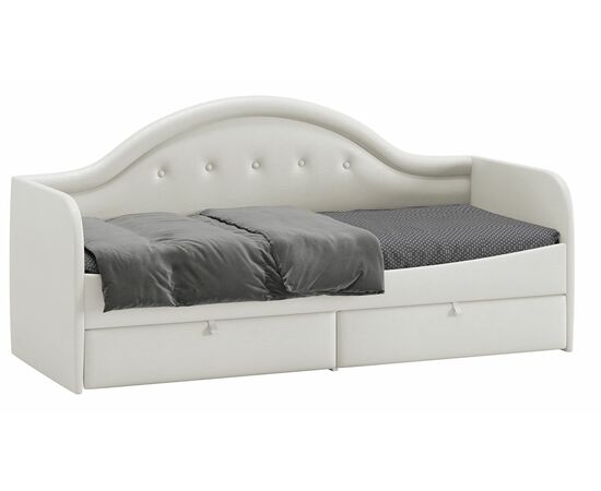 Кровать «Адель» с мягкой спинкой тип 1 | Интернет магазин мебели и декора LifeDekor