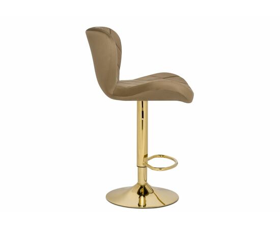 Барный стул Porch бежевый / золотой, изображение 3 | Интернет магазин мебели и декора LifeDekor