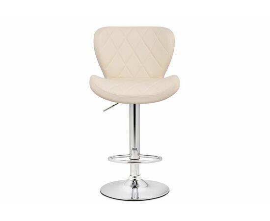 Барный стул Porch светло-бежевый / хром, изображение 2 | Интернет магазин мебели и декора LifeDekor