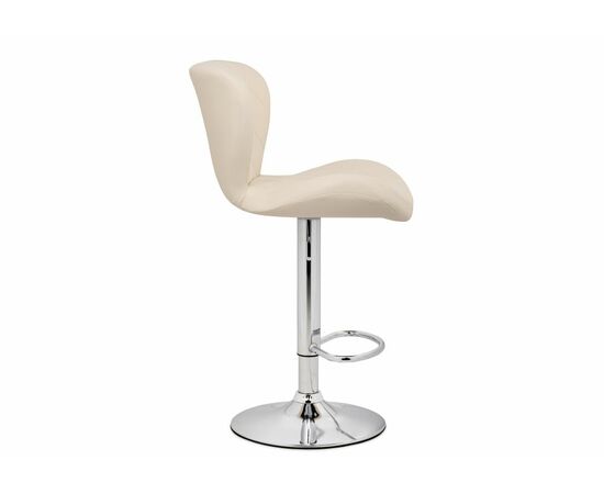 Барный стул Porch светло-бежевый / хром, изображение 4 | Интернет магазин мебели и декора LifeDekor