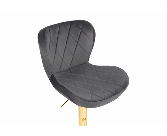 Барный стул Porch темно-серый / золотой, изображение 5 | Интернет магазин мебели и декора LifeDekor