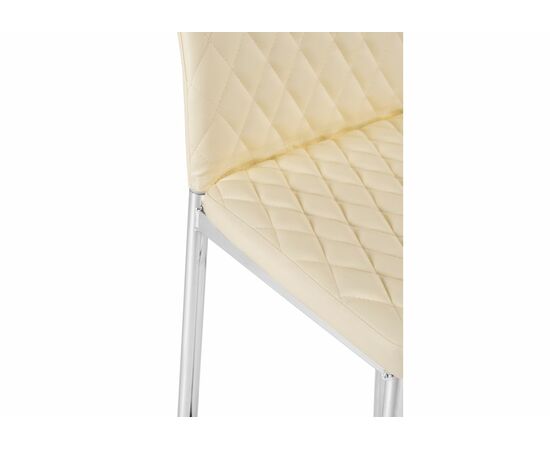 Барный стул Teon бежевый / хром, изображение 6 | Интернет магазин мебели и декора LifeDekor