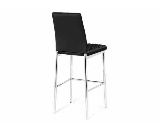 Барный стул Teon черный / хром, изображение 4 | Интернет магазин мебели и декора LifeDekor