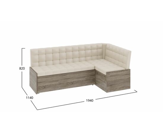 Скамья угловая «Форест» со спальным местом, изображение 2 | Интернет магазин мебели и декора LifeDekor