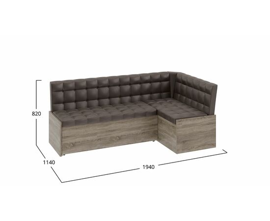 Скамья угловая «Форест» со спальным местом, изображение 2 | Интернет магазин мебели и декора LifeDekor