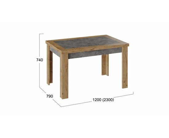 Стол раздвижной «Хьюстон» тип 4, изображение 2 | Интернет магазин мебели и декора LifeDekor