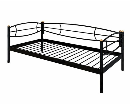Кушетка Аура (90х200/металлическое основание) Черный | Интернет магазин мебели и декора LifeDekor