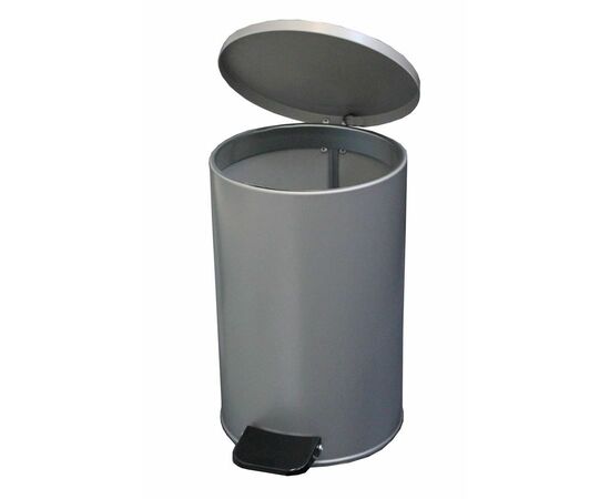 Ведро с педалью 10 литров (серый), изображение 2 | Интернет магазин мебели и декора LifeDekor