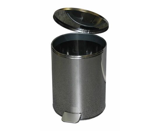 Ведро с педалью 15 литров (хром), изображение 2 | Интернет магазин мебели и декора LifeDekor