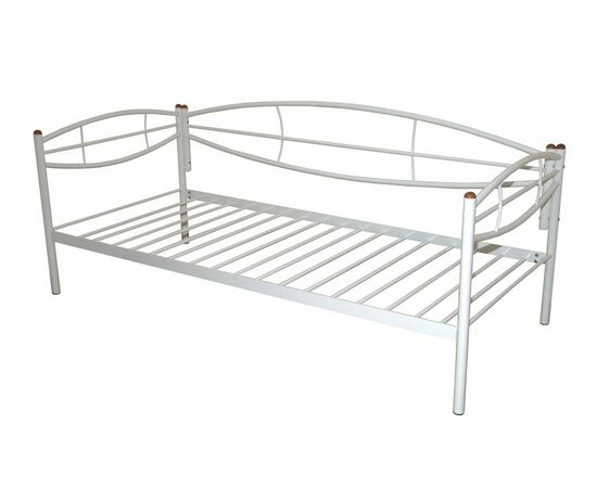 Кушетка Аура (90х200/металлическое основание) Белый | Интернет магазин мебели и декора LifeDekor