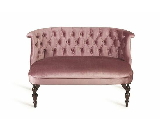 Диван Бархат (темный тон / 24 - розовый) | Интернет магазин мебели и декора LifeDekor