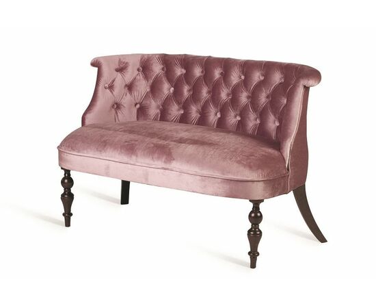 Диван Бархат (темный тон / 24 - розовый), изображение 2 | Интернет магазин мебели и декора LifeDekor