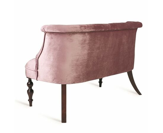 Диван Бархат (темный тон / 24 - розовый), изображение 3 | Интернет магазин мебели и декора LifeDekor
