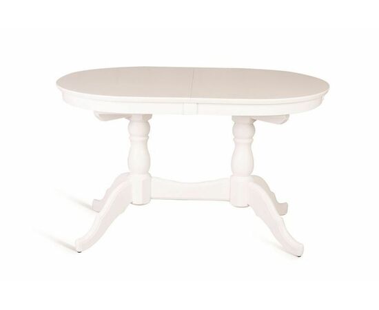 Стол обеденный Овальный-1300 (белая эмаль) | Интернет магазин мебели и декора LifeDekor