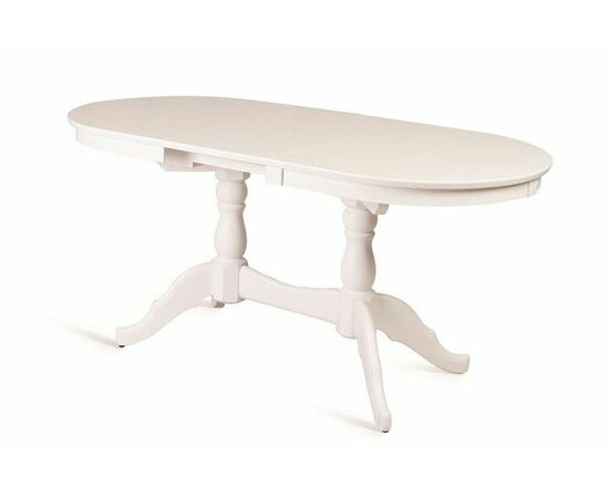 Стол обеденный Овальный-1300 (белая эмаль), изображение 3 | Интернет магазин мебели и декора LifeDekor