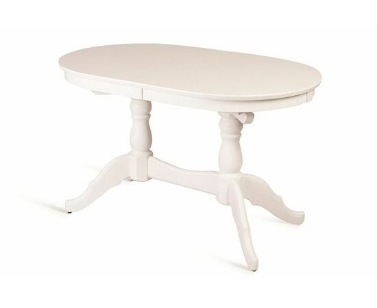 Стол обеденный Овальный-1300 (белая эмаль), изображение 4 | Интернет магазин мебели и декора LifeDekor