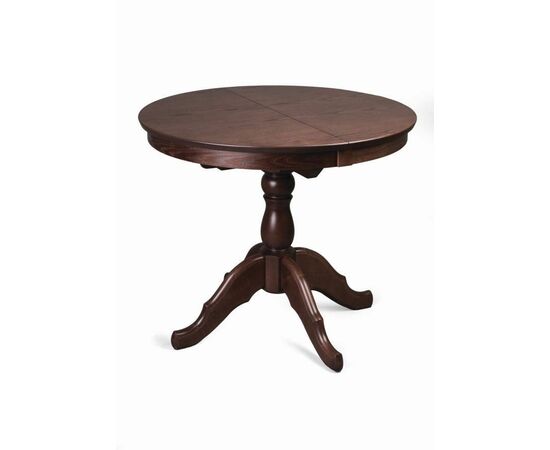 Стол обеденный Круглый-0090 (темный тон) | Интернет магазин мебели и декора LifeDekor