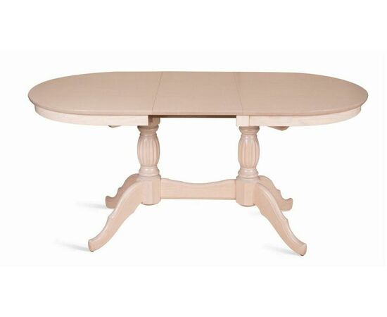 Стол обеденный овальный раздвижной Лилия-1300 (беленый дуб), изображение 2 | Интернет магазин мебели и декора LifeDekor
