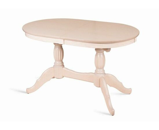 Стол обеденный овальный раздвижной Лилия-1300 (беленый дуб), изображение 4 | Интернет магазин мебели и декора LifeDekor