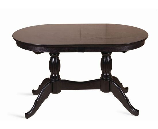 Стол обеденный овальный раздвижной Лилия-1300 (венге) | Интернет магазин мебели и декора LifeDekor